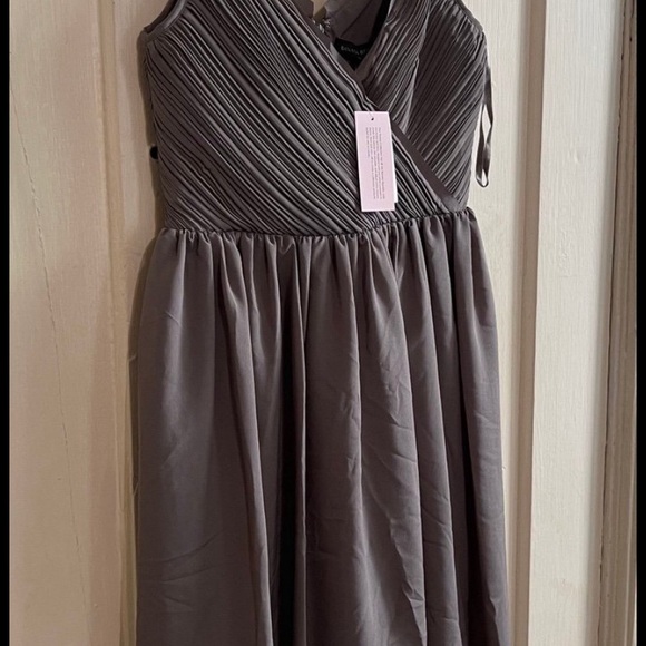 BANANA REPUBLIC TAUPE COLOR‎ CASUAL COCKTAIL DRESS SIZE 00P - Picture 4 of 10